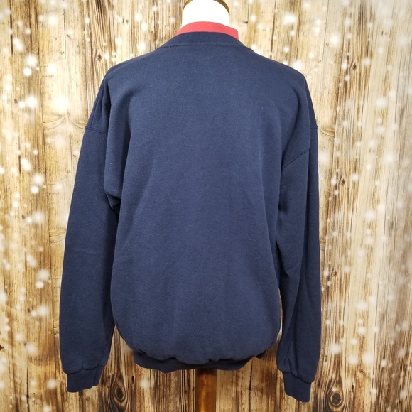 VTG 96' J.Macinally's Winter Cardinal Women's Christmas Mockneck Sweatshirt - Picture 7 of 9